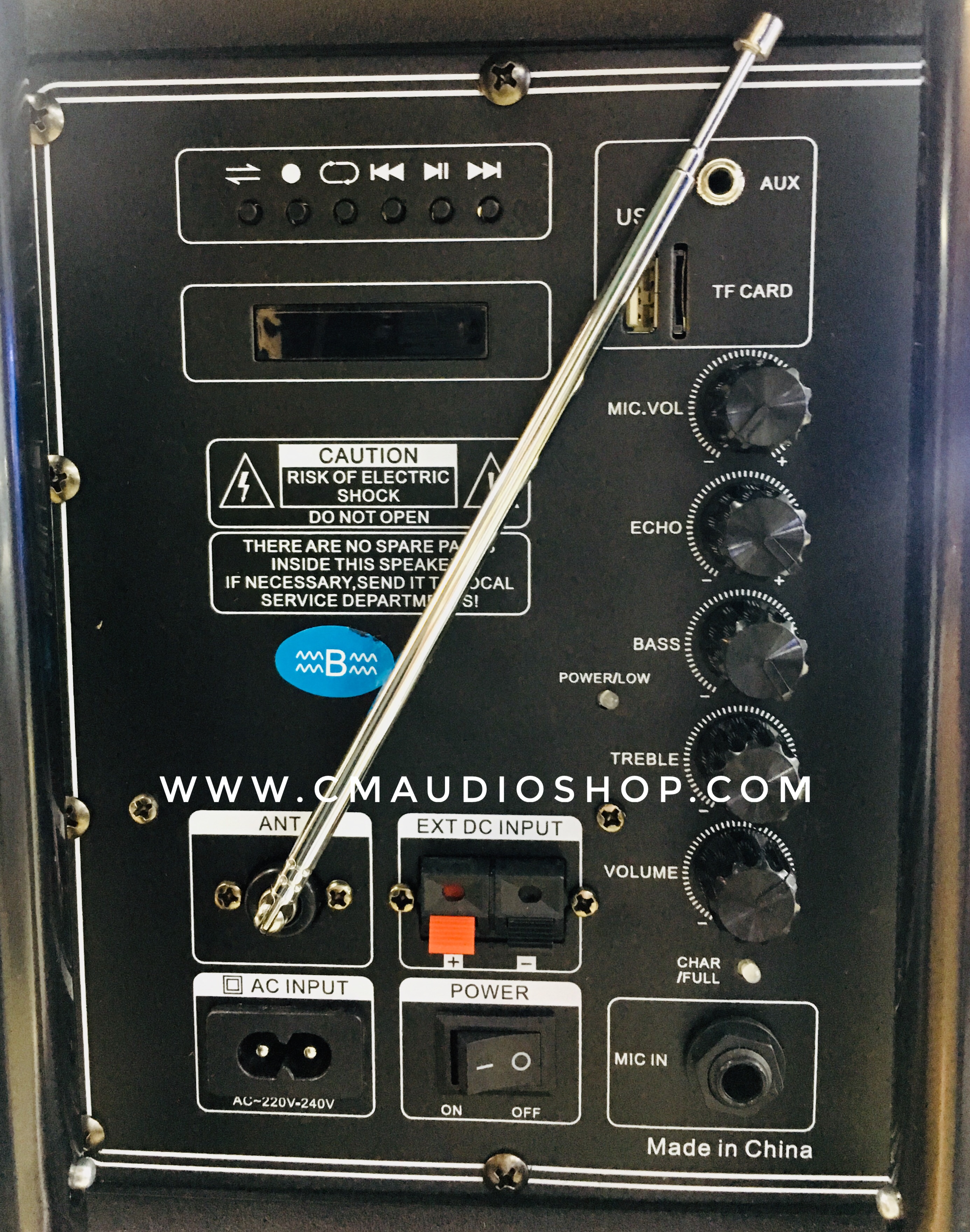 ลำโพงล้อลาก 10” MGX MP-100T