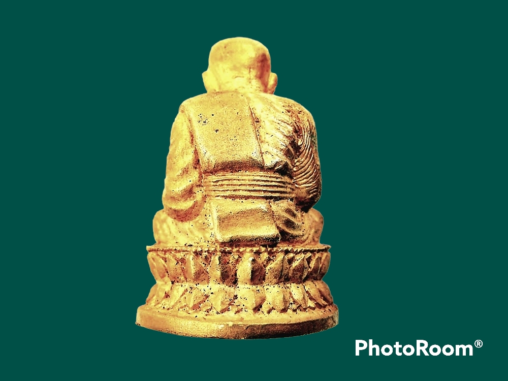 รูปหล่อหลวงพ่อทวด วัดช้างให้ รุ่นสร้างพระมหาธาตุเจดีย์พุทธธรรมประกาศ อ.เบตง จ.ยะลา ปี 2533