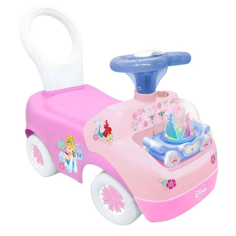 รถขาไถ Kiddieland Disney Spark n Glow Princess Carriage Ride-On - Pink