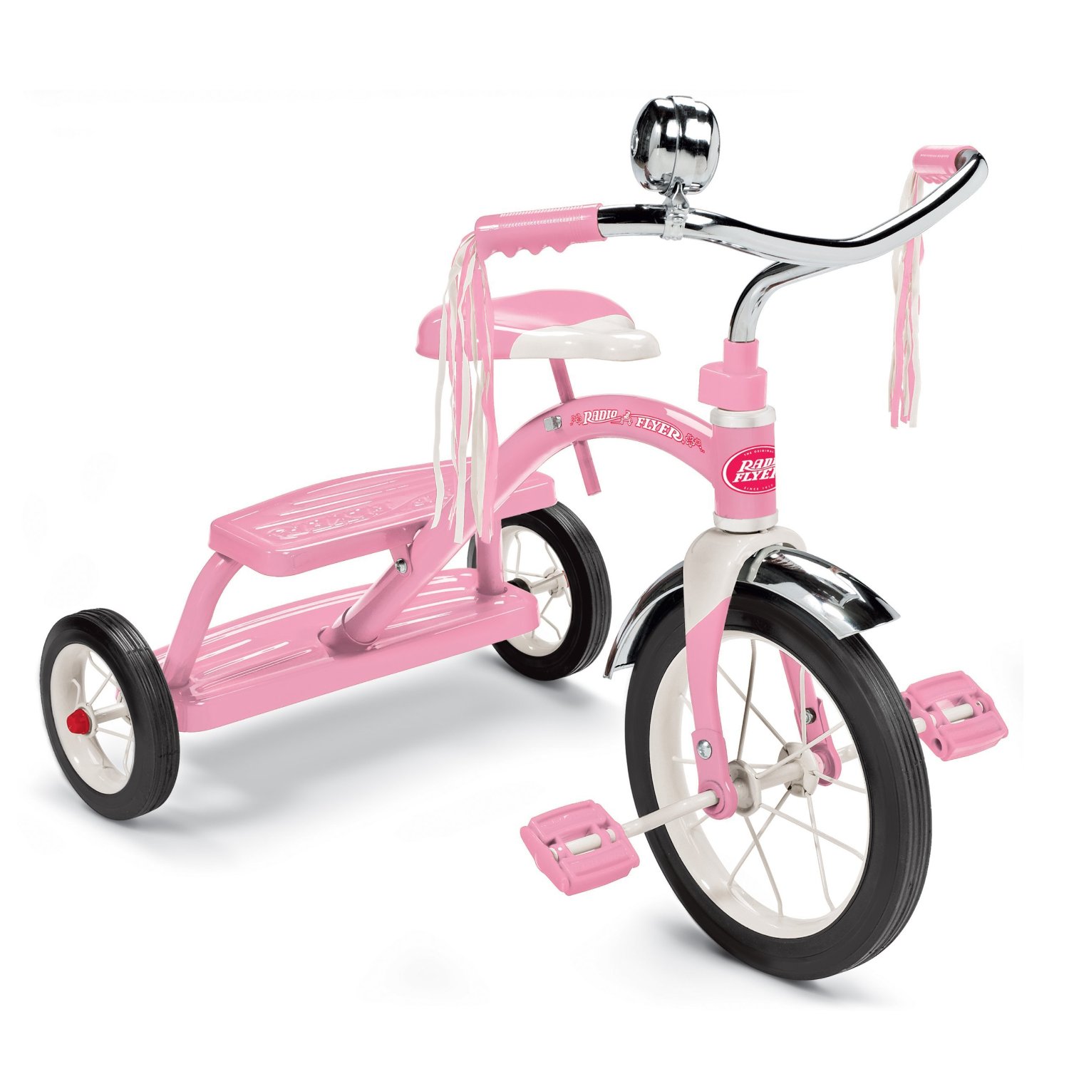จักรยานสามล้อ Radio Flyer รุ่น Classic Pink Dual Deck Tricycle