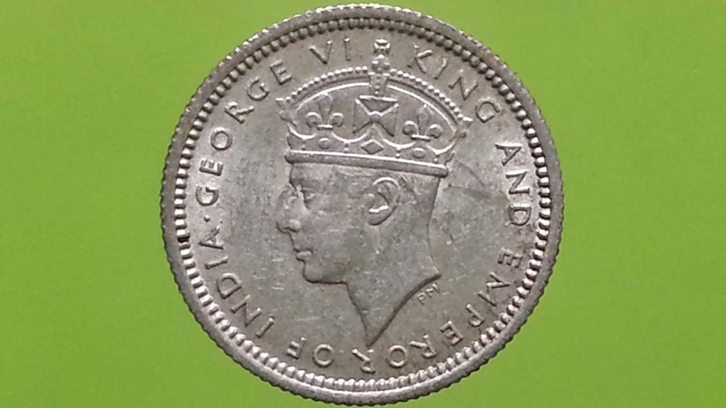 เหรียญ เงินตรา ประเทศ มาลายา Cent 1939