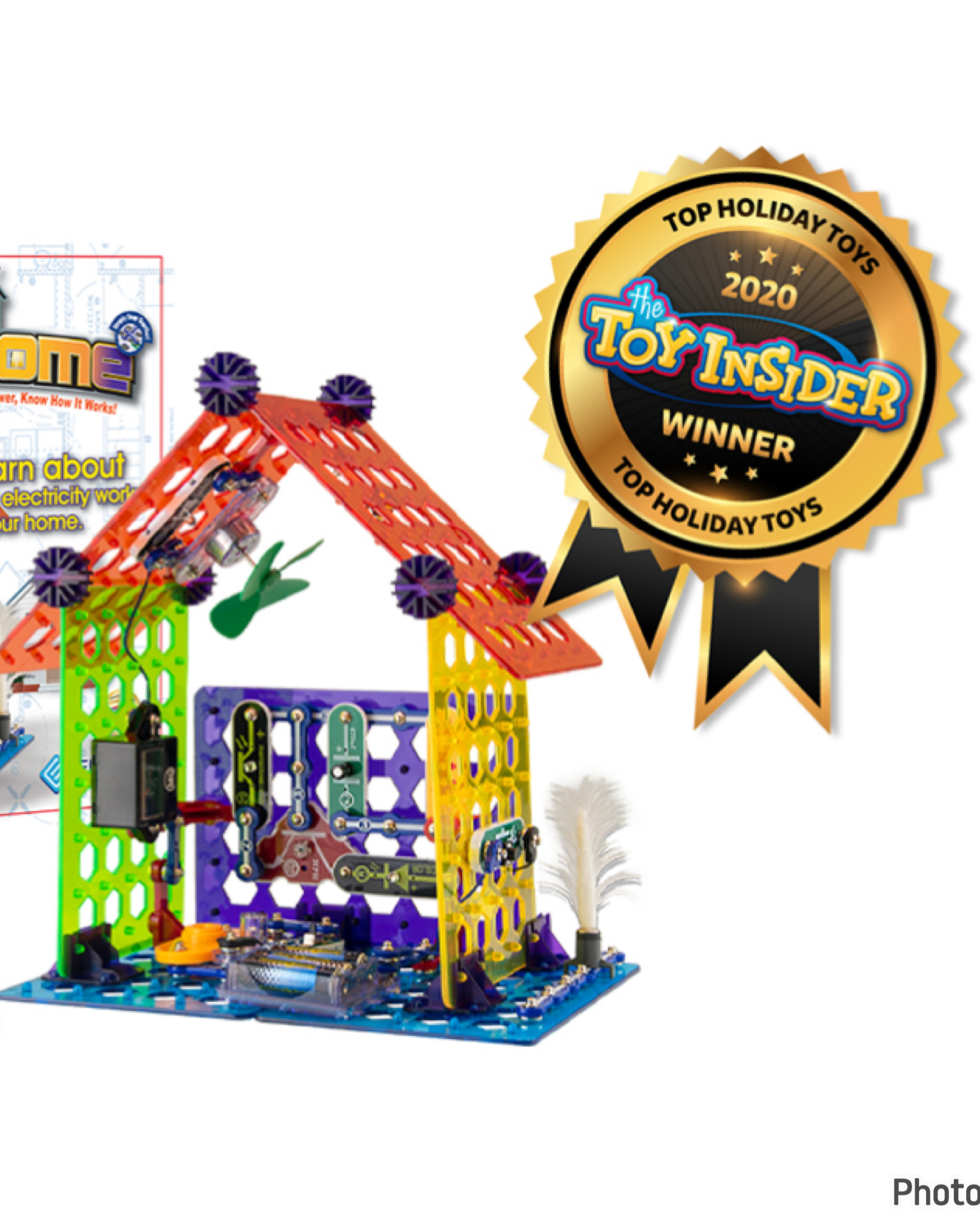 บ้านจำลองพร้อมระบบไฟฟ้า Snap Circuits My Home Plus