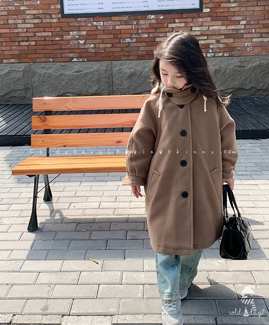 กางเกงยีนส์เด็ก บุขนกันหนาว ทรงขาบาน