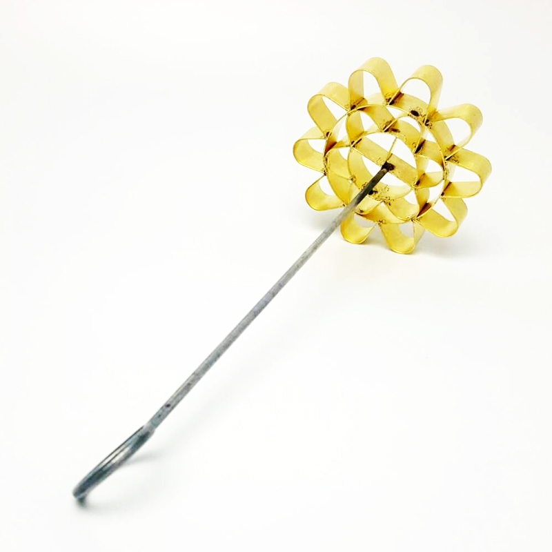 พิมพ์ดอกจอกทองเหลือง เบอร์ 1 ขนาด 10 ซม.