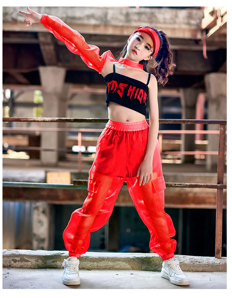 พร้อมส่ง***ชุดเต้น ชุดแดนซ์ กางเกงขายาว เซ็ตนีออน