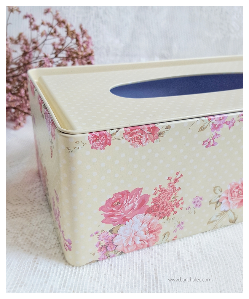 Tin Tissue Box กล่องทิชชู่ งานสังกะสี 25 cm.
