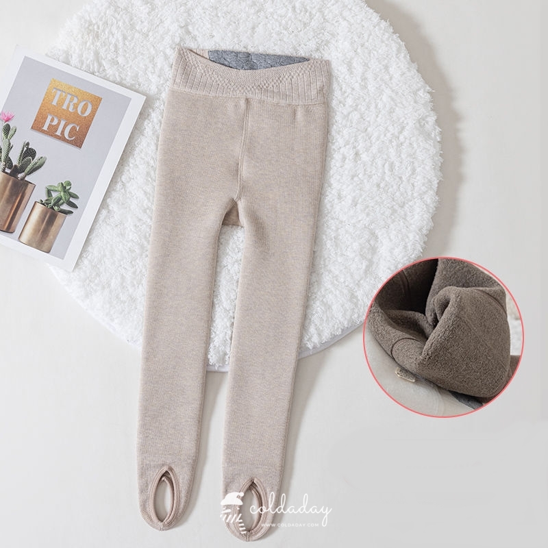 เลกกิ้งกันหนาวบุขนกันหนาวเด็ก รุ่นเหยียบส้น มี 4 สี