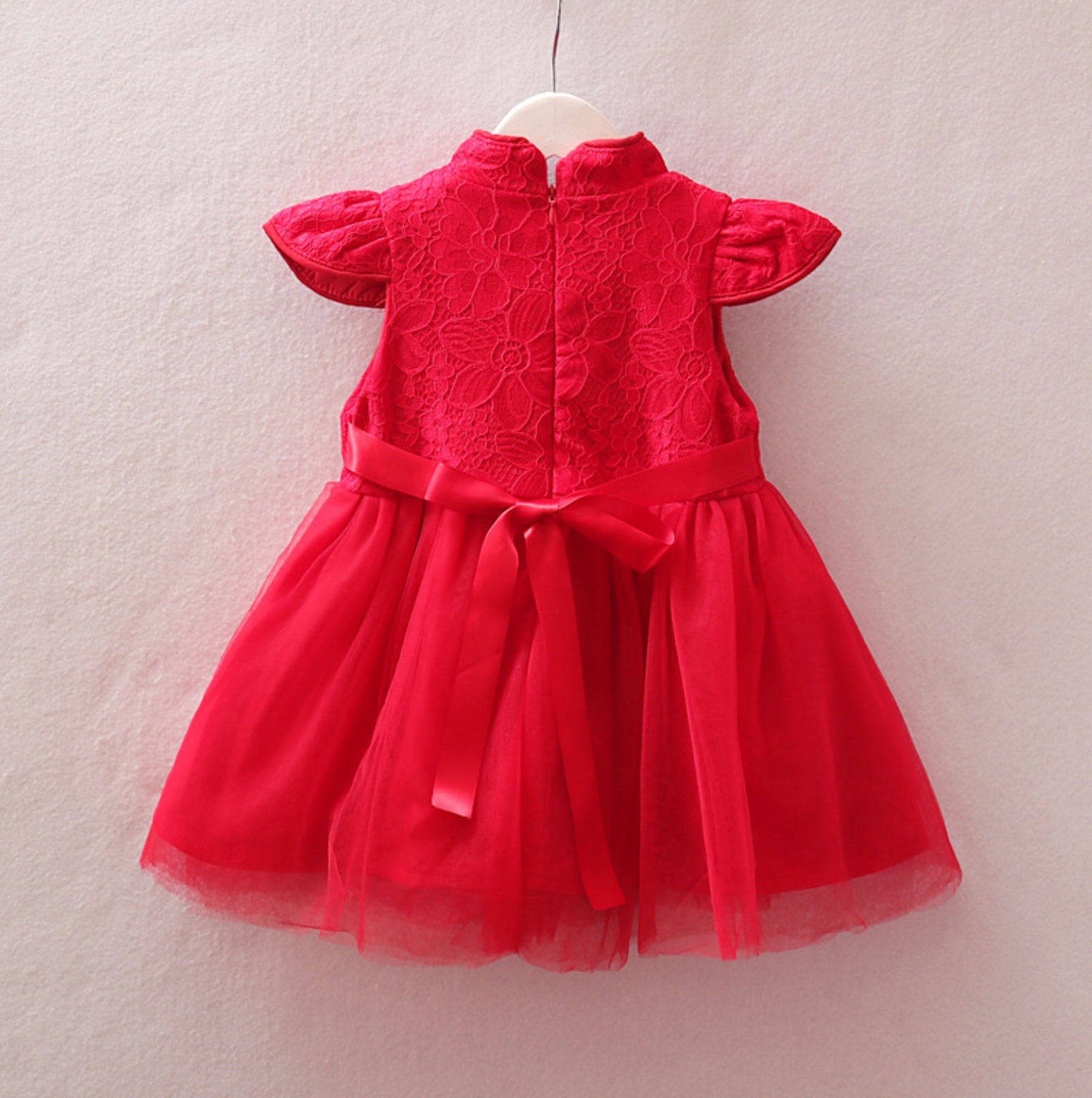 ชุดจีน กี่เพ้า เดรสแต่งนกยูง