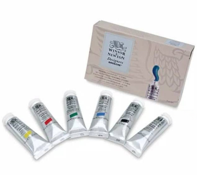 Winsor & Newton Designers Gouache 14ml Set of 6