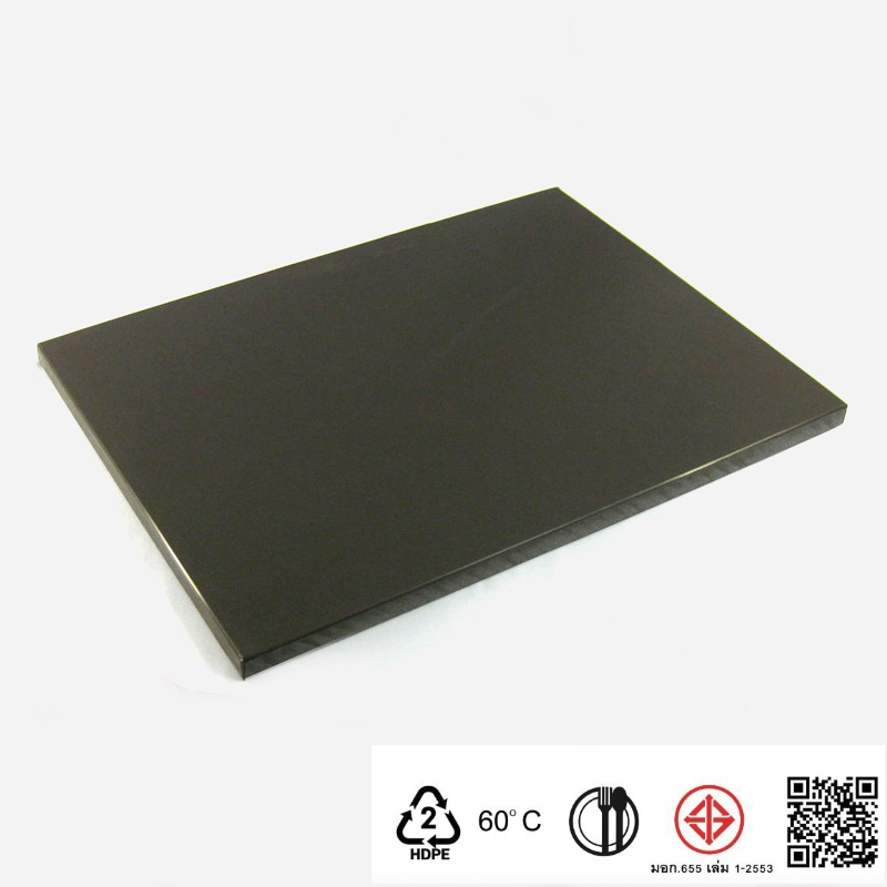 เขียงพลาสติก ขนาด 18x24x1 นิ้ว สีน้ำตาล
