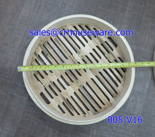 เข่งติ่มซำ ขนาดใหญ่ 16 นิ้ว นำเข้า 005-V16