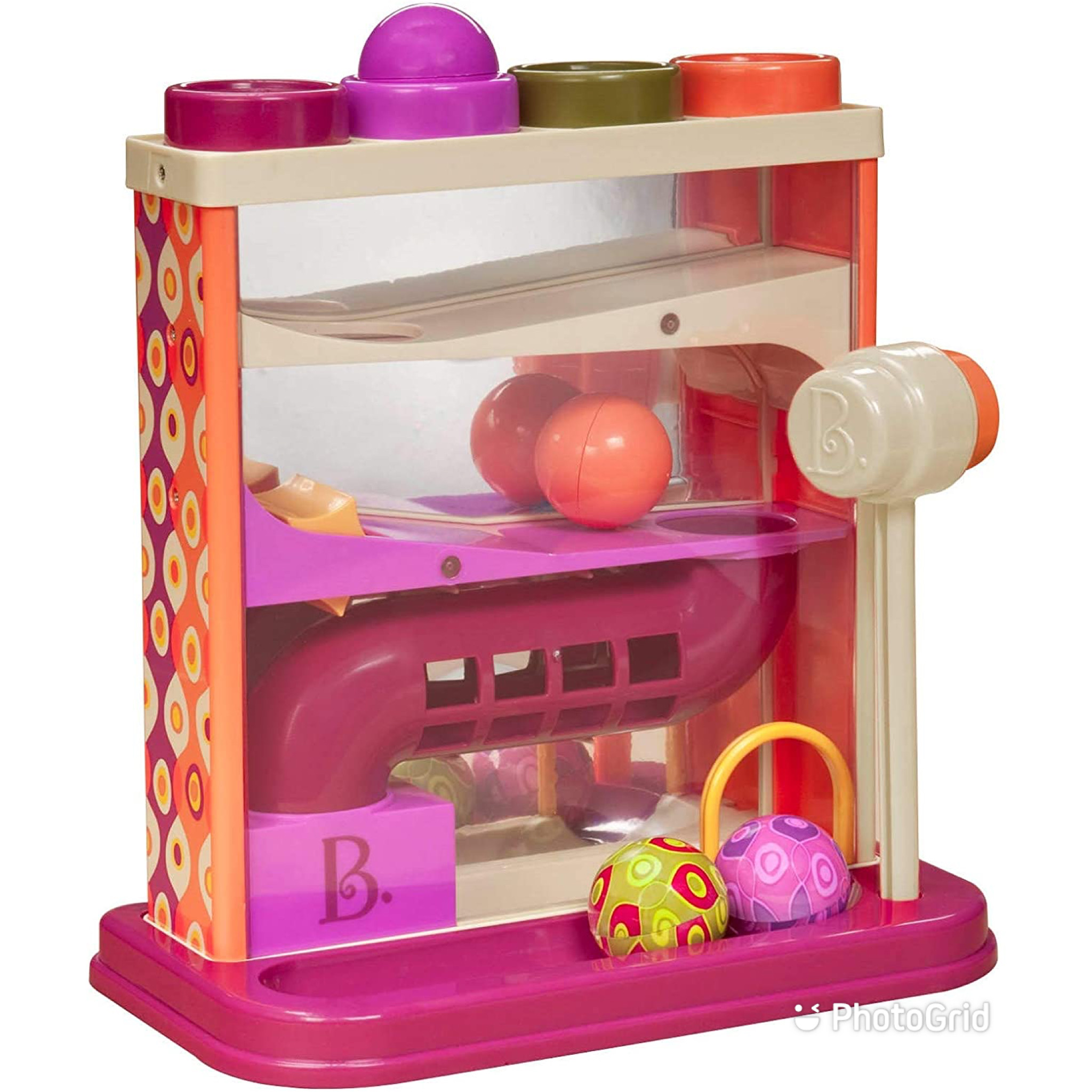 Battat B. Whacky Ball Lb-A-Ball Pink