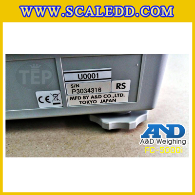 เครื่องชั่งดิจิตอล 5000g ตาชั่ง5000กรัม เครื่องชั่งนับจำนวน 5kg เครื่องชั่งน้ำหนัก5000g ยี่ห้อ AND รุ่น FC-5000i พิกัด 5kg ค่าละเอียด 0.5g