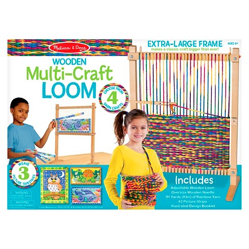 ที่ถักผ้า Melissa & Doug Wooden Multi-Craft Weaving Loom