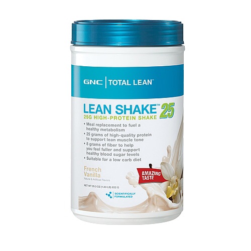 GNC Total Lean™ Lean Shake™ 25 - French Vanilla,Cookie&Cream,Rich Chocolate,Vanilla bean,Swiss Chocolate