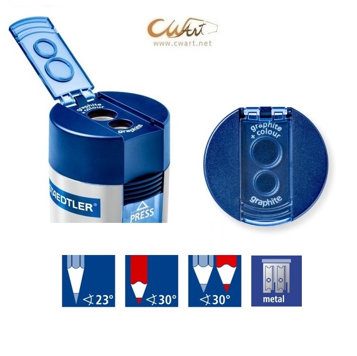 Staedtler 512 Double-Hole Tub Sharpener Round Design