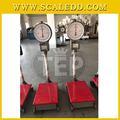 เครื่องชั่งแบบเข็ม100กิโลกรัม ตาชั่งเข็ม100กิโล เครื่องชั่งหน้าปัด 2 หน้า เครื่องชั่งแบบมีล้อ เครื่องชั่งสปริง100kg ละเอียด200g ยี่ห้อ NAGATA รุ่น K-type (เครื่องชั่งผ่านตรวจรับรองจากสำนักชั่งตวงวัด)