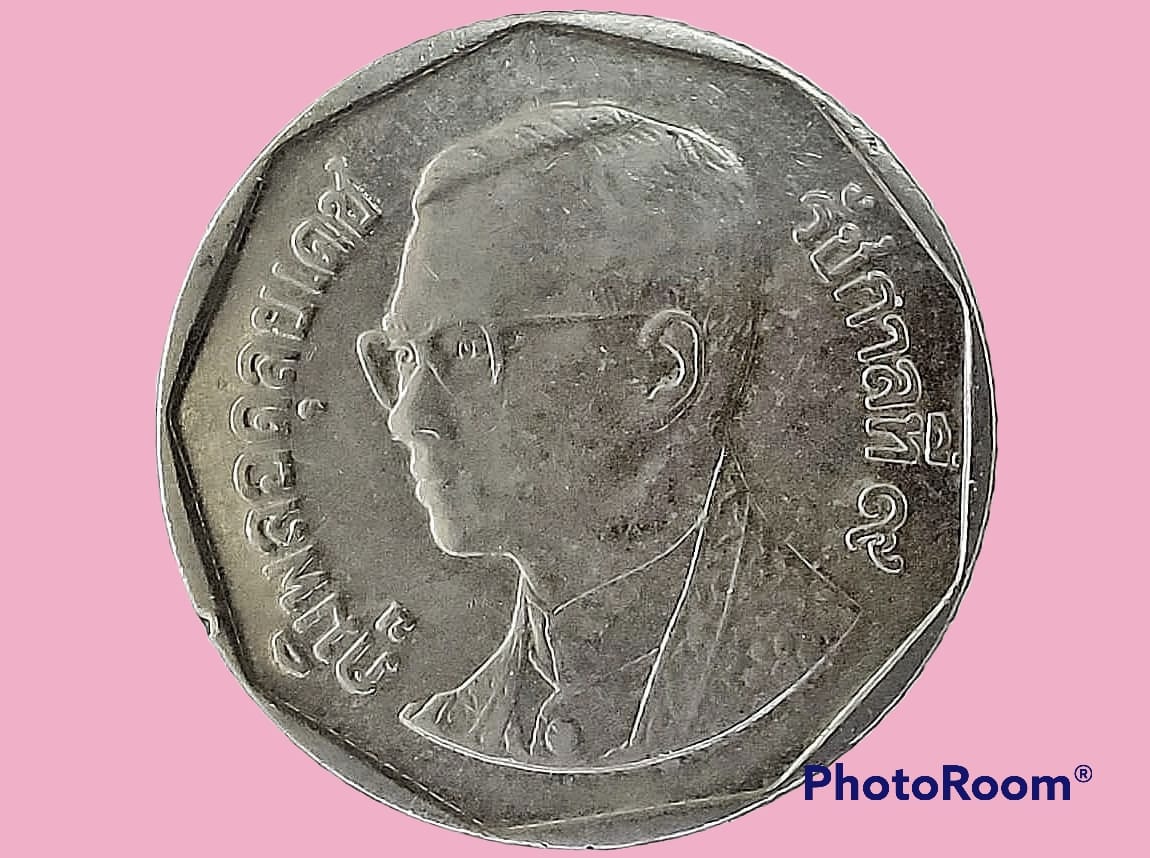เหรียญ เงินหมุนเวียน รัชกาลที่ 9 5 Baht RAMA 9 แบบเก่า