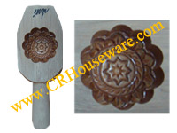 พิมพ์ขนมไหว้พระจันทร์-วงกลมไม้ Mooncake Mold wood circle.016-KP-001