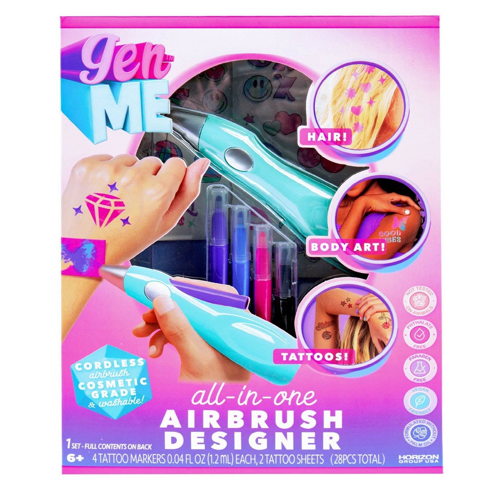 ปากกาเพ้นท์รูปบนผิวหนัง GenMe 3-in-1 Airbrush Designer