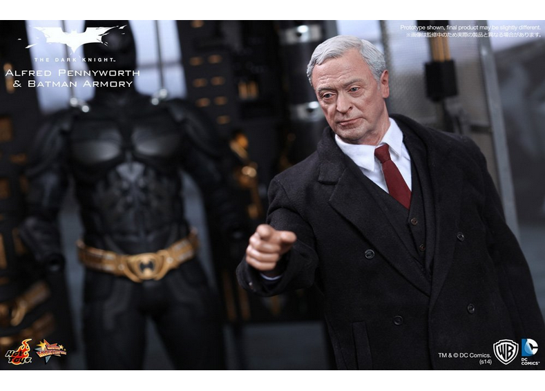 Masterpiece ภาพยนตร์ "The Dark Knight" ขนาด 1/6 อัลเฟรด+โรงอุปกรณ์+แบทแมน