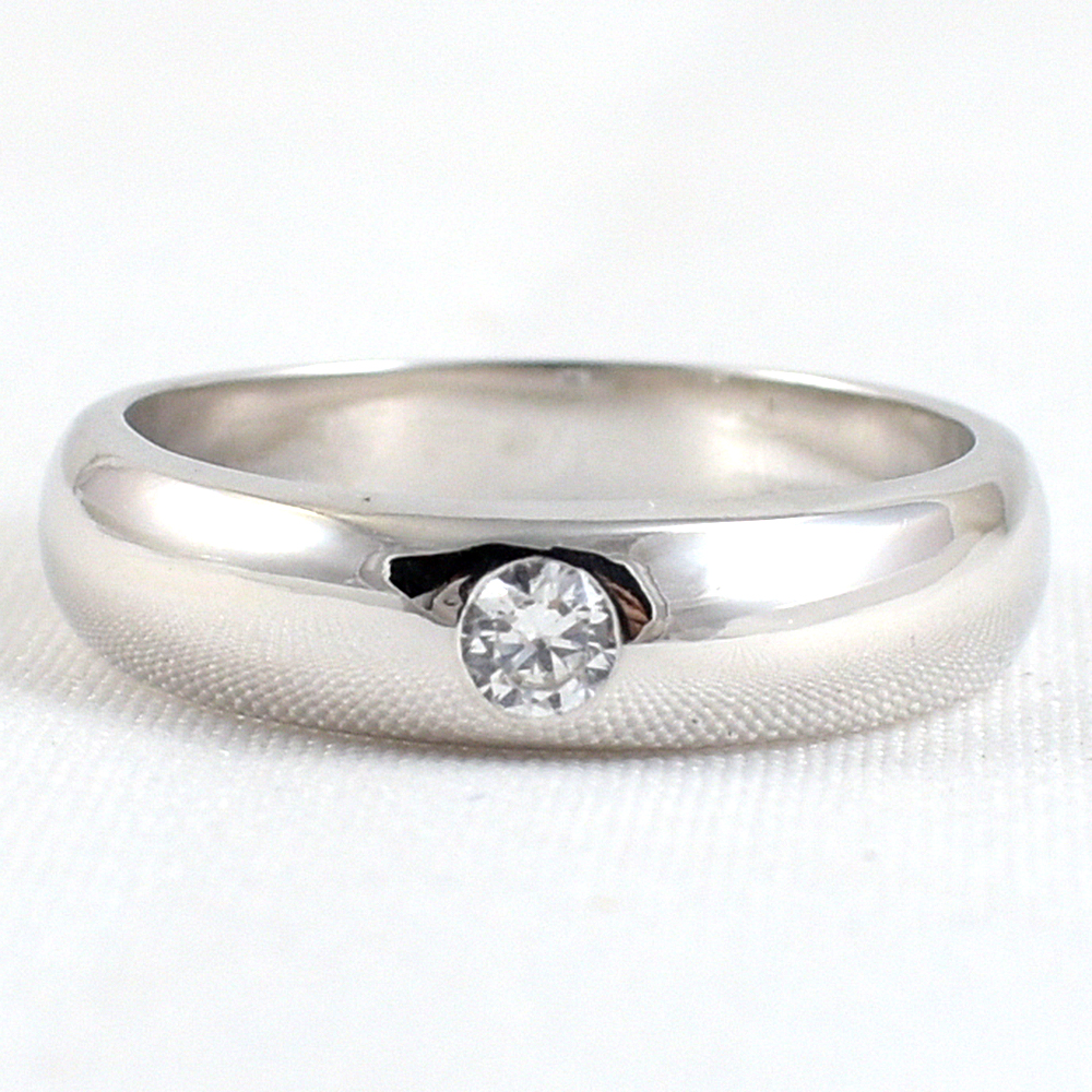 แหวนเงินแท้ราคาถูกชุบทองคำขาว เพชรCZแท้ 0.10 กะรัต งานประณีตสวยงาม สั่งผลิตค่ะ