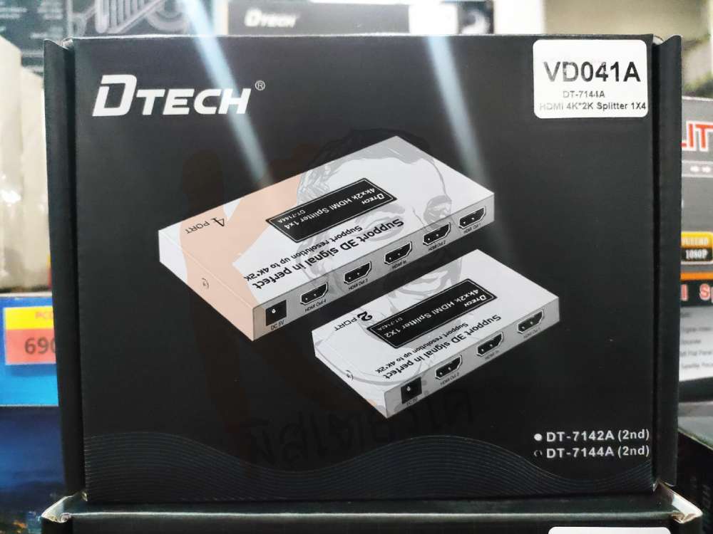 HDMI Splitter รองรับ 4K 30Hz by DTECH