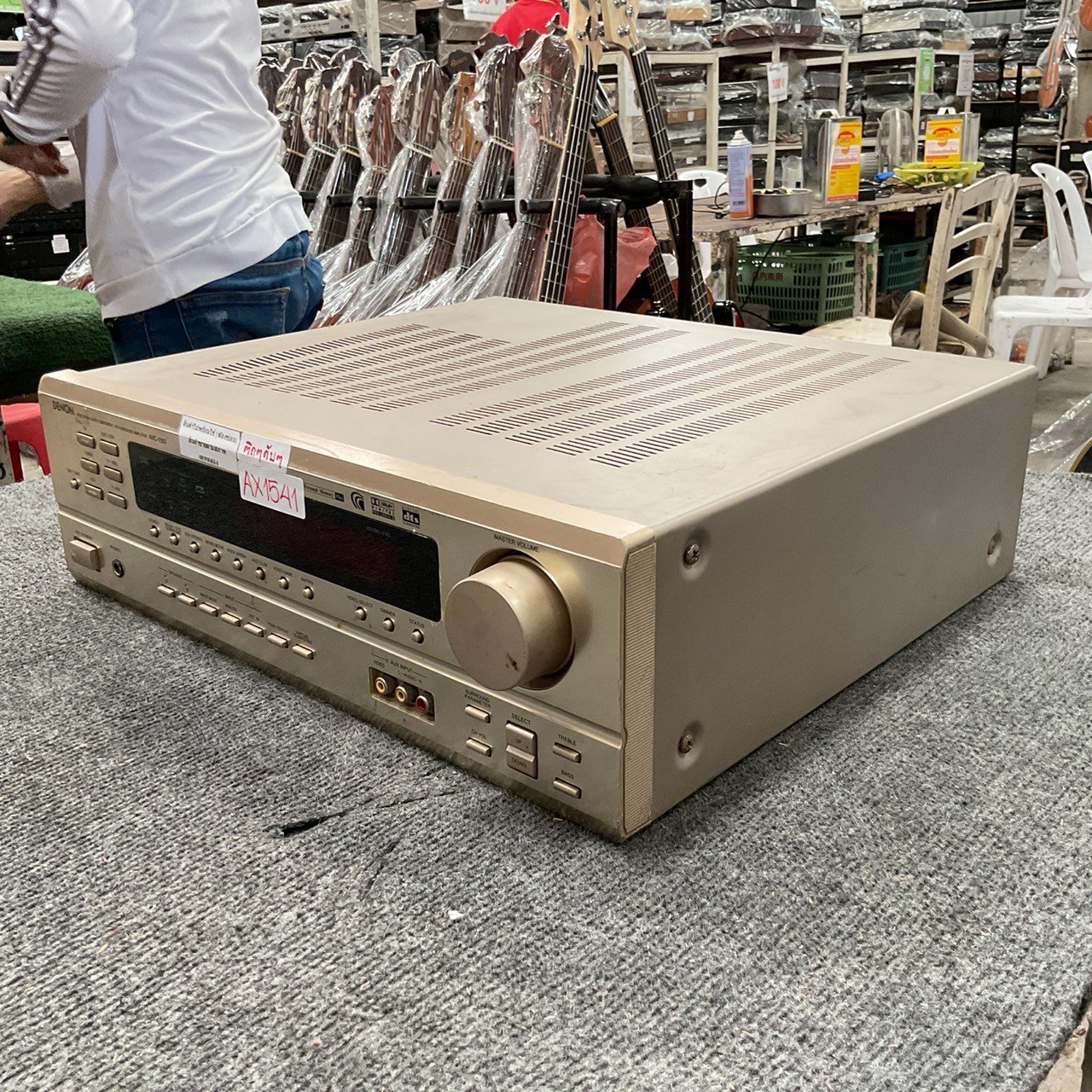 เครื่องขยายเสียง DENON : AVX-1550 สินค้าไม่พร้อมใช้งาน(ต้องซ่อม)
