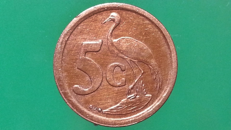 เหรียญเงินตรา แอฟริกาใต้ Cent 1991