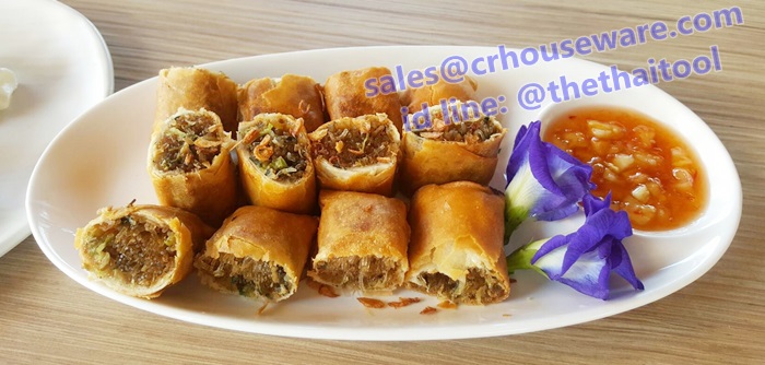 จานวงรี มีช่องน้ำจิ้ม 11 นิ้ว นิ้ว 017-PX-A3828,ถาดเมลามีนมีหลุมใส่ของว่าง,ถาดเมลามีนมีหลุมใส่แก้วกาแฟทรงซ้อนได้เพิ่ม