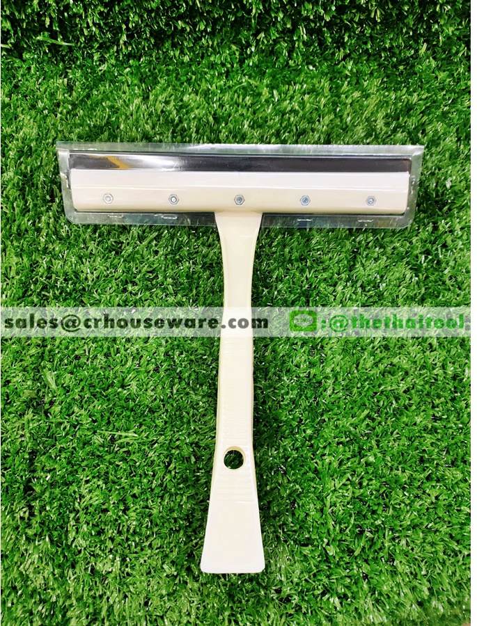 ยางรีดน้ำกระจกชนิดยางคู่ (ขาวเทา) รหัส 004-BM-A0120001,ยางกรีดกระจก,ยางกรีดทำความสะอาด,ไม้ปาดน้ำด้ามสั้นทำความสะอาด
