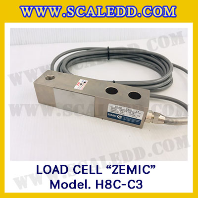 โหลดเซลล์ (Load cell) ZEMIC H8C-C3 Shear beam Alloy steel รองรับเครื่องชั่งน้ำหนัก 500kg, 1t, 2t ยี่ห้อ ZEMIC รุ่น H8C