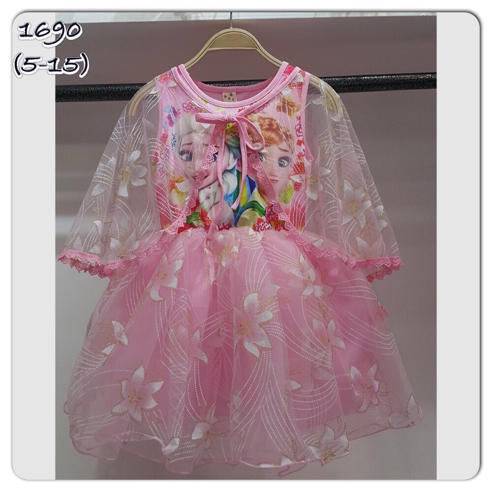 เดรสเจ้าหญิงFrozen แอลซ่า โล๊ะสต๊อค