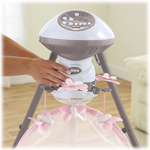 SALE!!SALE!!!เปลไกวอัตโนมัติ Fisher Price My Little Snugakitty Cradle N Swing
