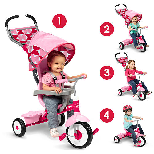จักรยาน Radio Flyer Deluxe 4 in 1 Trike Pink