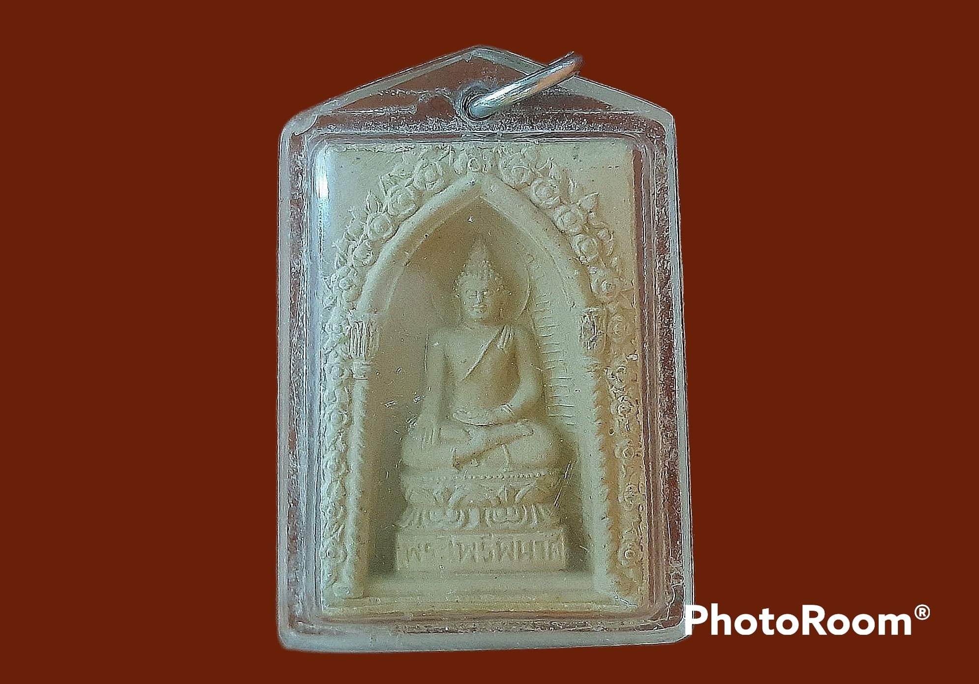 พระไพรีพินาศ วัดบวรนิเวศวิหาร กรุงเทพมหานคร เลี่ยมพลาสติกเดิมๆพร้อมใช้