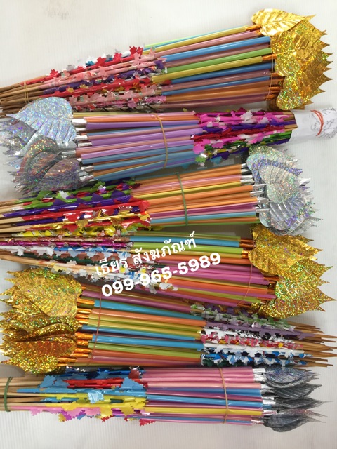 ไม้เสียบธนบัตร /ไม้เสียบแบงค์ /ไม้เสียบผ้าป่า รูปใบโพธิ์ พลาสติกอย่างดี