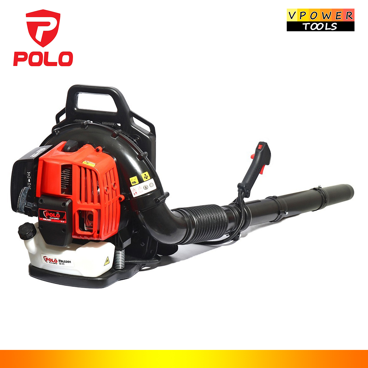 POLO PBL5201 เครื่องเป่าลม เป่าใบไม้ เครื่องยนต์ 2 จังหวะ กำลังเครื่อง1.45 กิโลวัตต์ *ใช้สำหรับเป่าลม เป่าใบไม้*