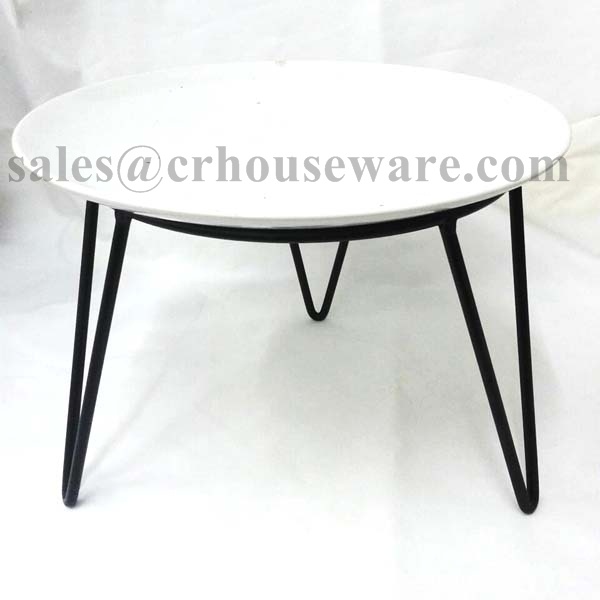 ชั้นโชว์อาหาร ชั้นโชว์ผลไม้ 3 ขา L 005-HR-013L The show food / The show fruit put floor base 3 legs. L