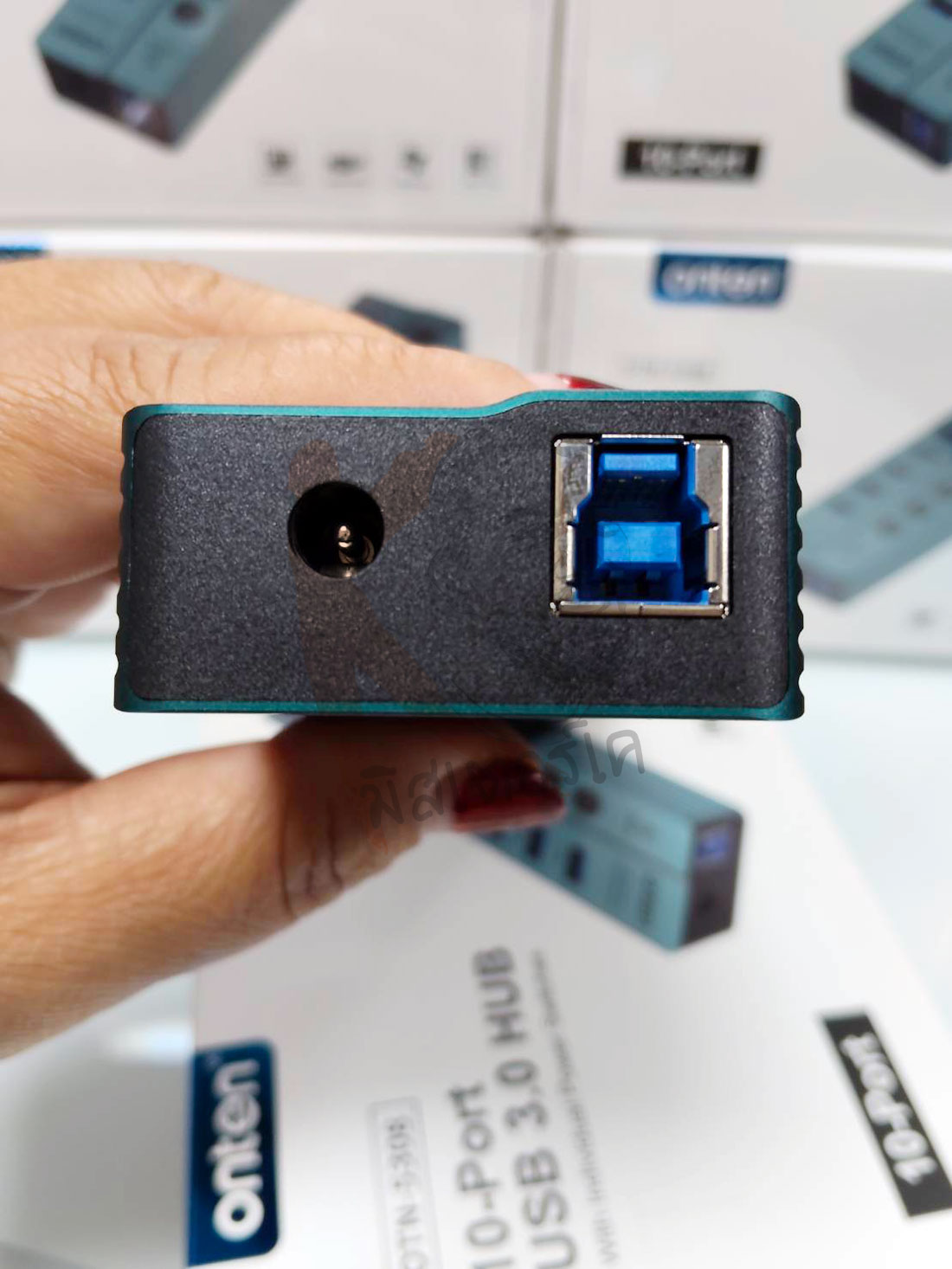 10-Port Hub USB 3.2 Gen 1 5Gbps with Separate Buttons by Onten