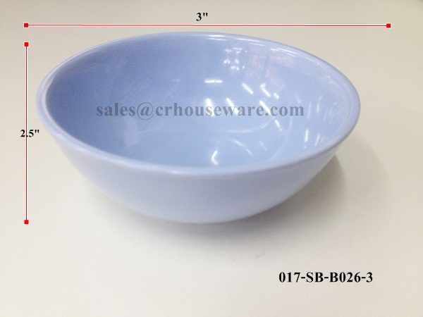 ถ้วยน้ำจิ้มเมลามีนทรงกลม 3" 017-SB-B026-3 (1โหล/12ใบ)