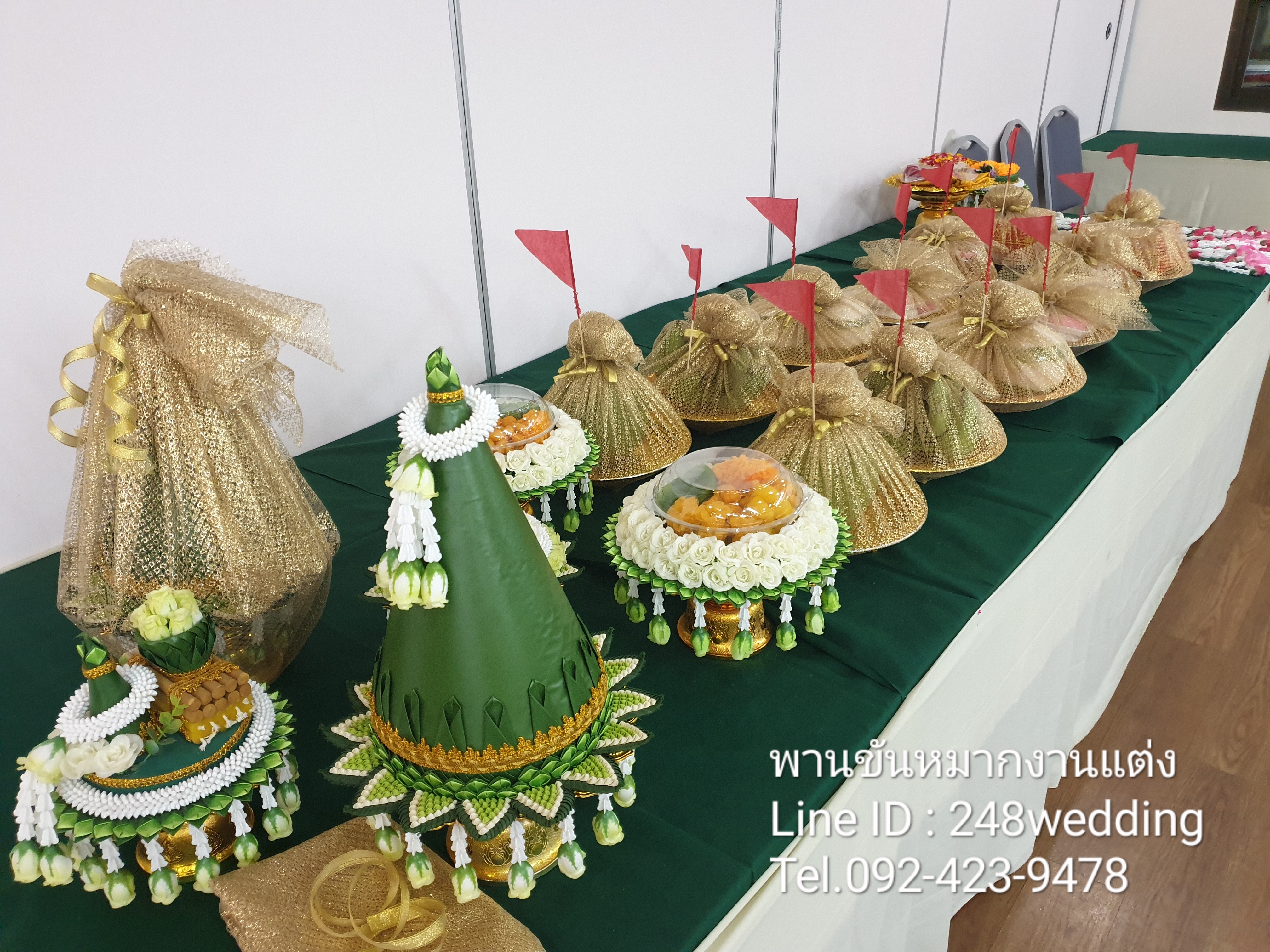 รับจัดขบวนขันหมาก ชุดพานขันหมากเอก-โท