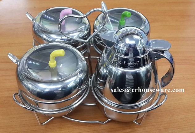 ชุดเครื่องปรุง(พวงแอ๊ปเปิ้ล) 005-V-14SCA04 Set of flavoring container ( apple version ) Code : 005-V-14SCA04