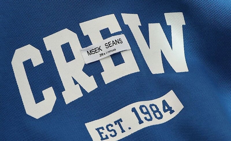 พร้อมส่ง เสื้อกันหนาว เสื้อแขนยาว ลาย Crew