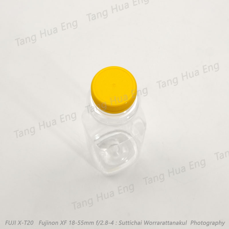 ขวดน้ำผลไม้ PET มั่งมี ขนาด 220 มล. ปาก 32 มม. FBJP27 ( 150 ใบ )