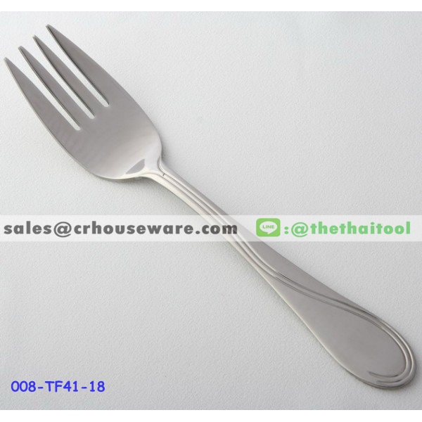 ส้อมเสิร์ฟ 41 ลายบางแสน SERVING FORK 008-TF41-18