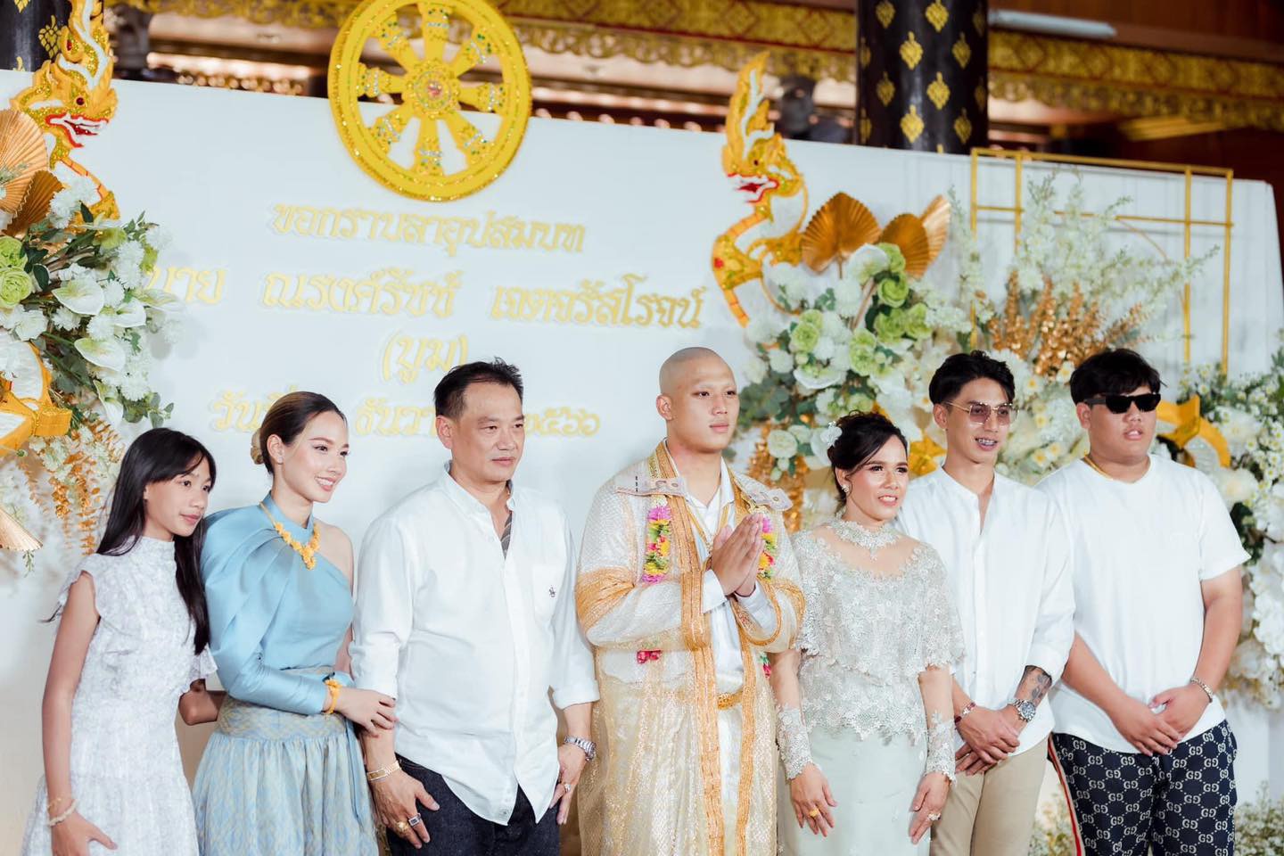 แบคดรอปงานอุปสมบท ขนาด6เมตร