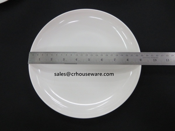 จานกลมทรงใบบัว 9 นิ้ว 017-41C