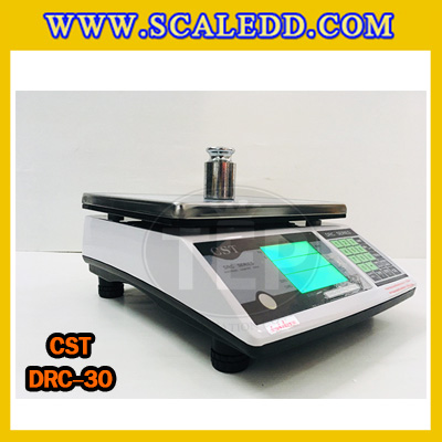 เครื่องชั่งนับจำนวน30กิโลกรัม เครื่องชั่งดิจิตอล30kg เครื่องชั่งน้ำหนัก30kg ตาชั่งนับชิ้นงาน30kg พิกัดน้ำหนัก 30kg ความละเอียด 1g ยี่ห้อ CST รุ่น DRC (เครื่องชั่งผ่านตรวจรับรองจากสำนักชั่งตวงวัด)
