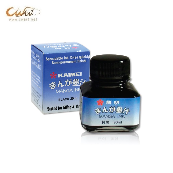 หมึกดำ Kaimei Manga 30ml